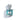 Perfume bottle with lion emblem on a white background
