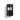 Black textured container with a silver label on a white background